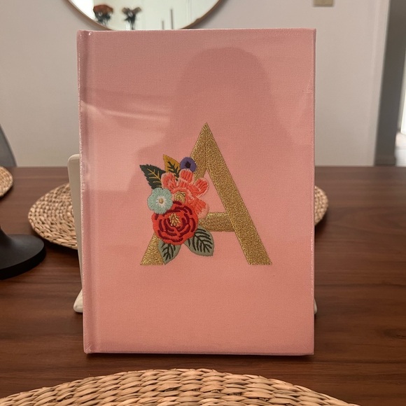 NEW Rifle Paper Co Embroidered Journal - Picture 1 of 3